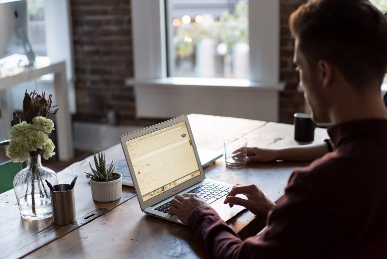 How ShipperHQ’s BigCommerce Shipping Integration Works man using shipperhq for bigcommerce