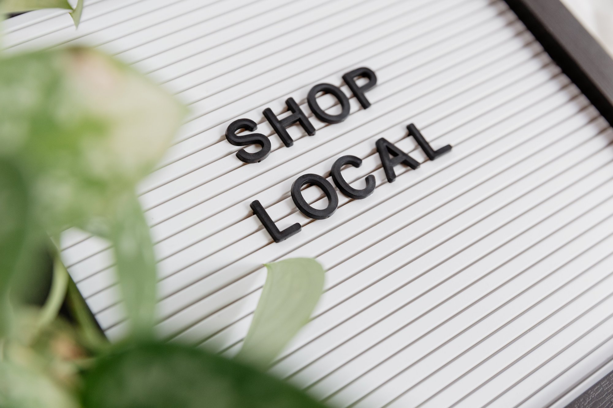 How to Support Local Businesses From Your Couch Support Local Businesses Sign