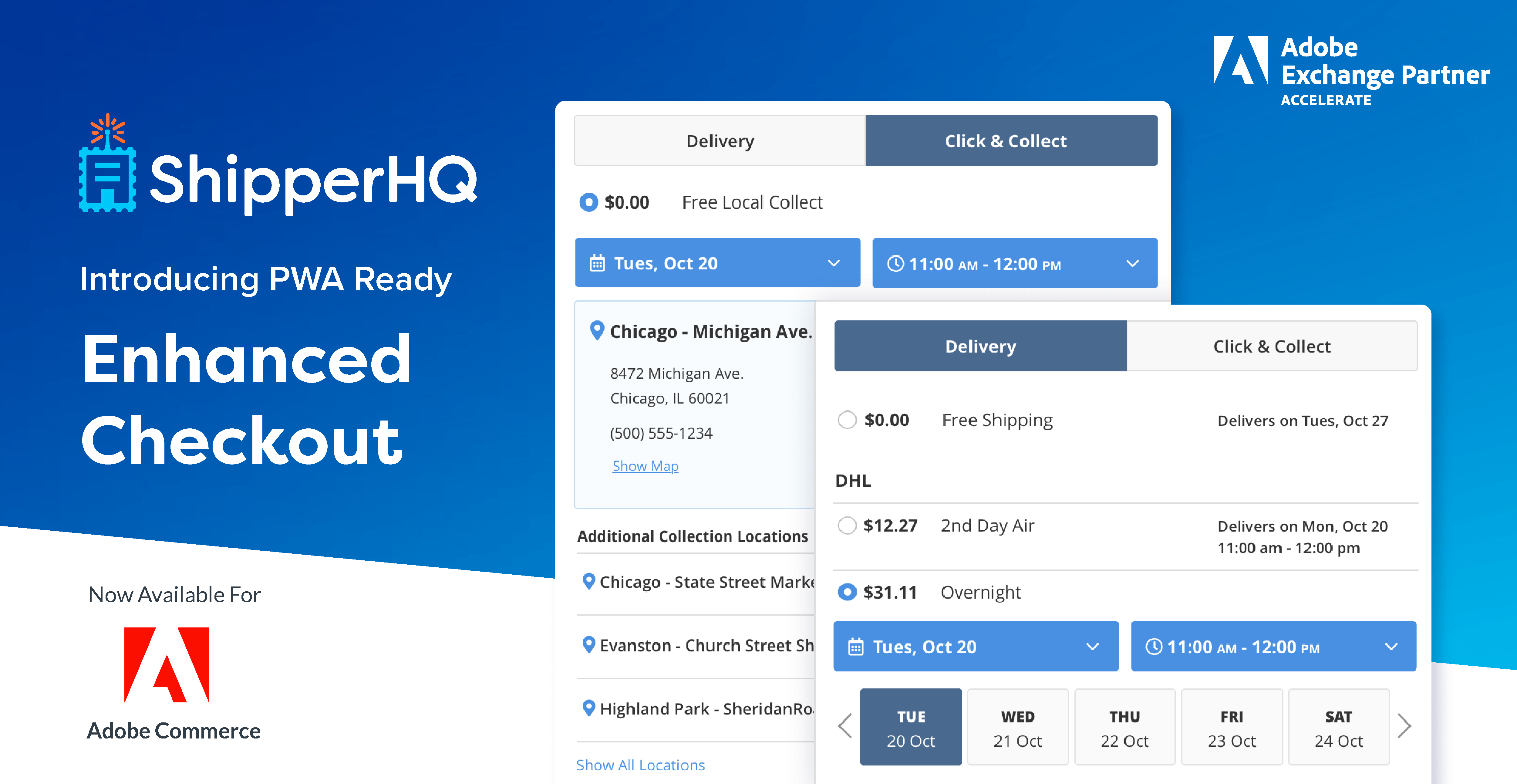 ShipperHQ Releases Upgraded PWA-Powered Enhanced Checkout Experience for Adobe Commerce