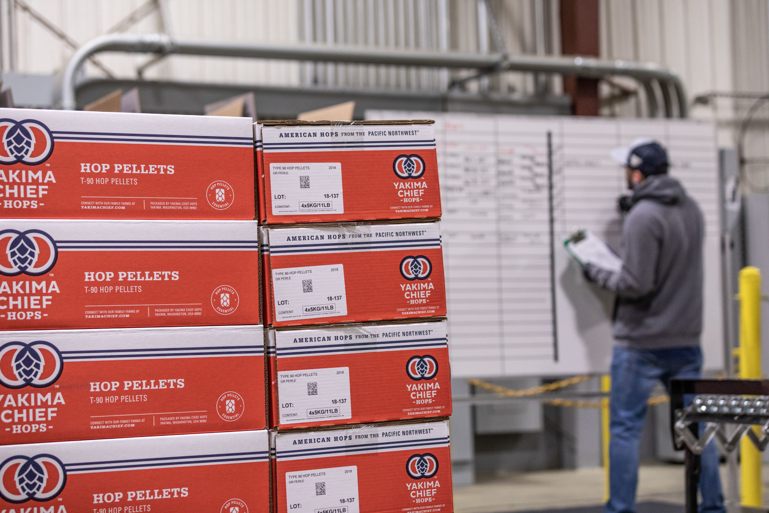 Yakima Chief Hops: Exploring the Essence of Craft Beer Yakima Chief Hops pallets of product